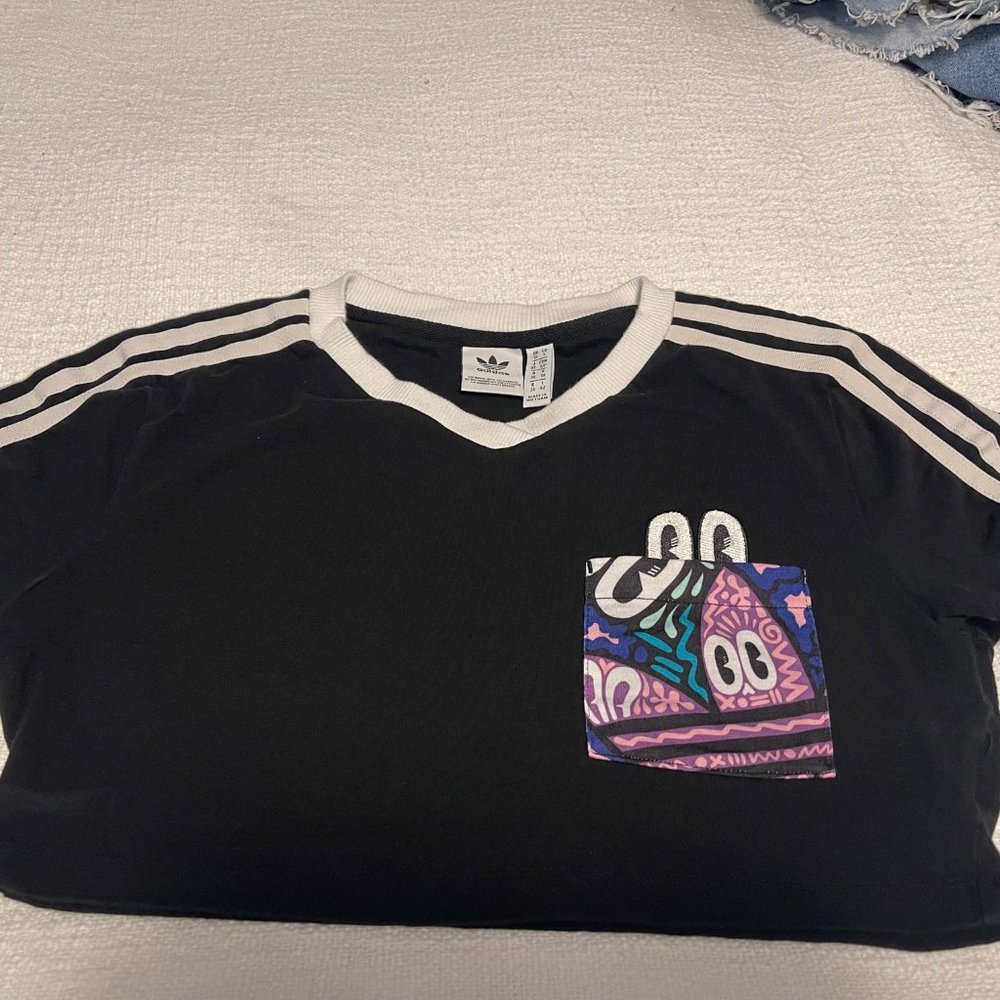 Adidas Sport Crop Top Size Small